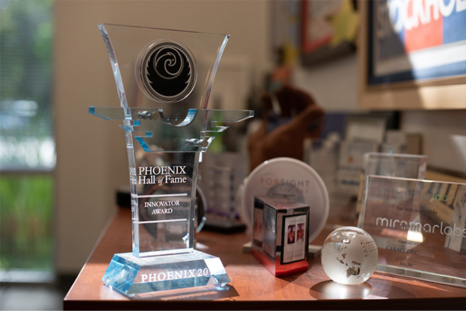 Award on Desk